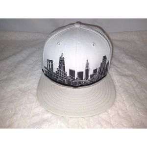 New York sports cap for men size 7 5/8- Beige and black